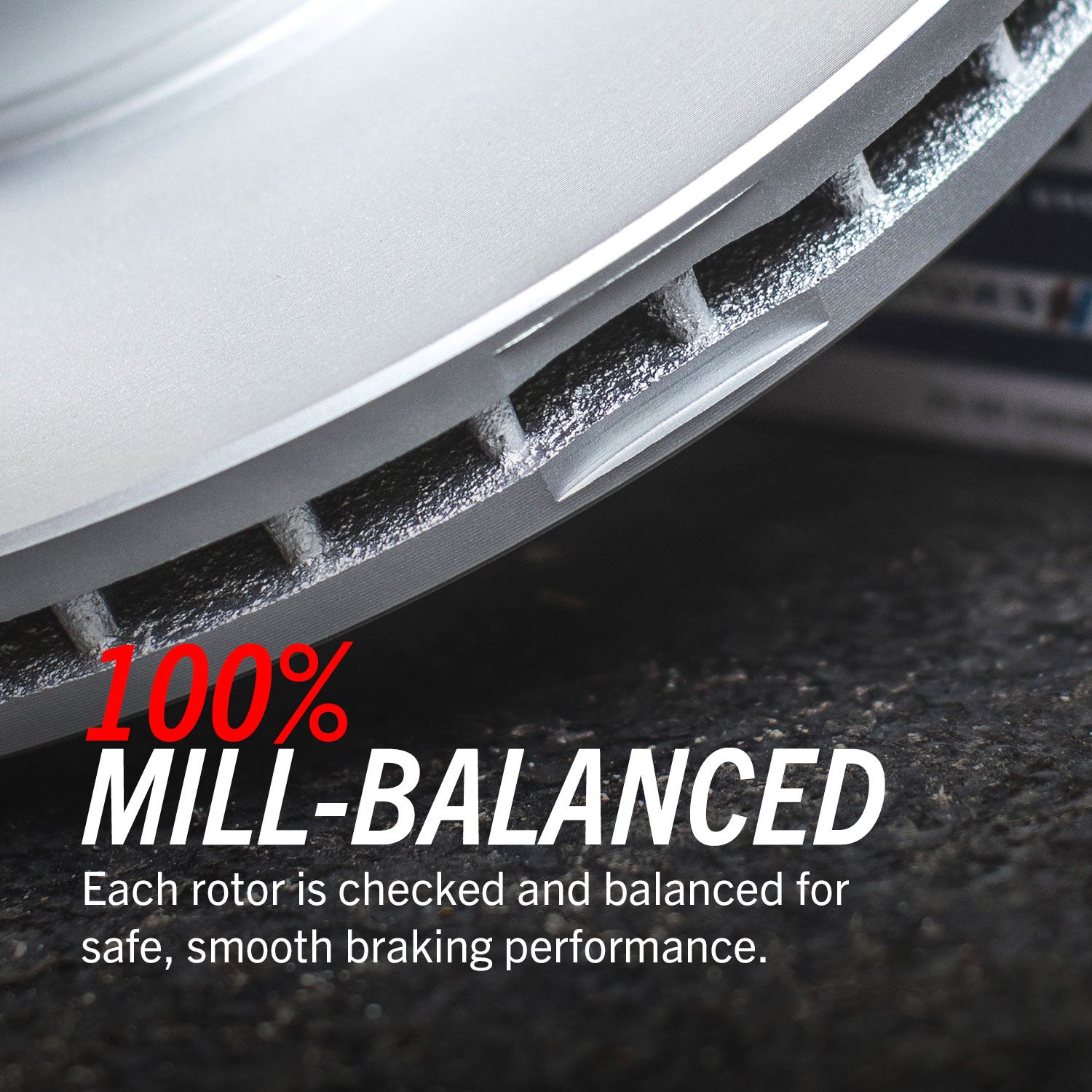 PowerStop Evolution Coated Rotor are 100% Mill-Balanced