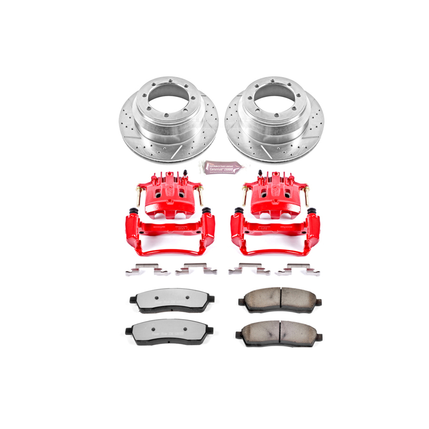 PowerStop Z36 Brake Kit With Calipers- Heavy Duty Truck & Tow