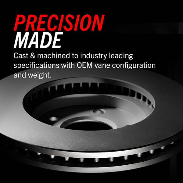 PowerStop Evolution Genuine Geomet Coated Rotors are Precision Made