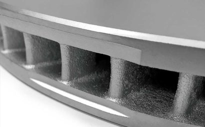 100% Mill Balanced PowerStop Brake Rotors notch in rotor