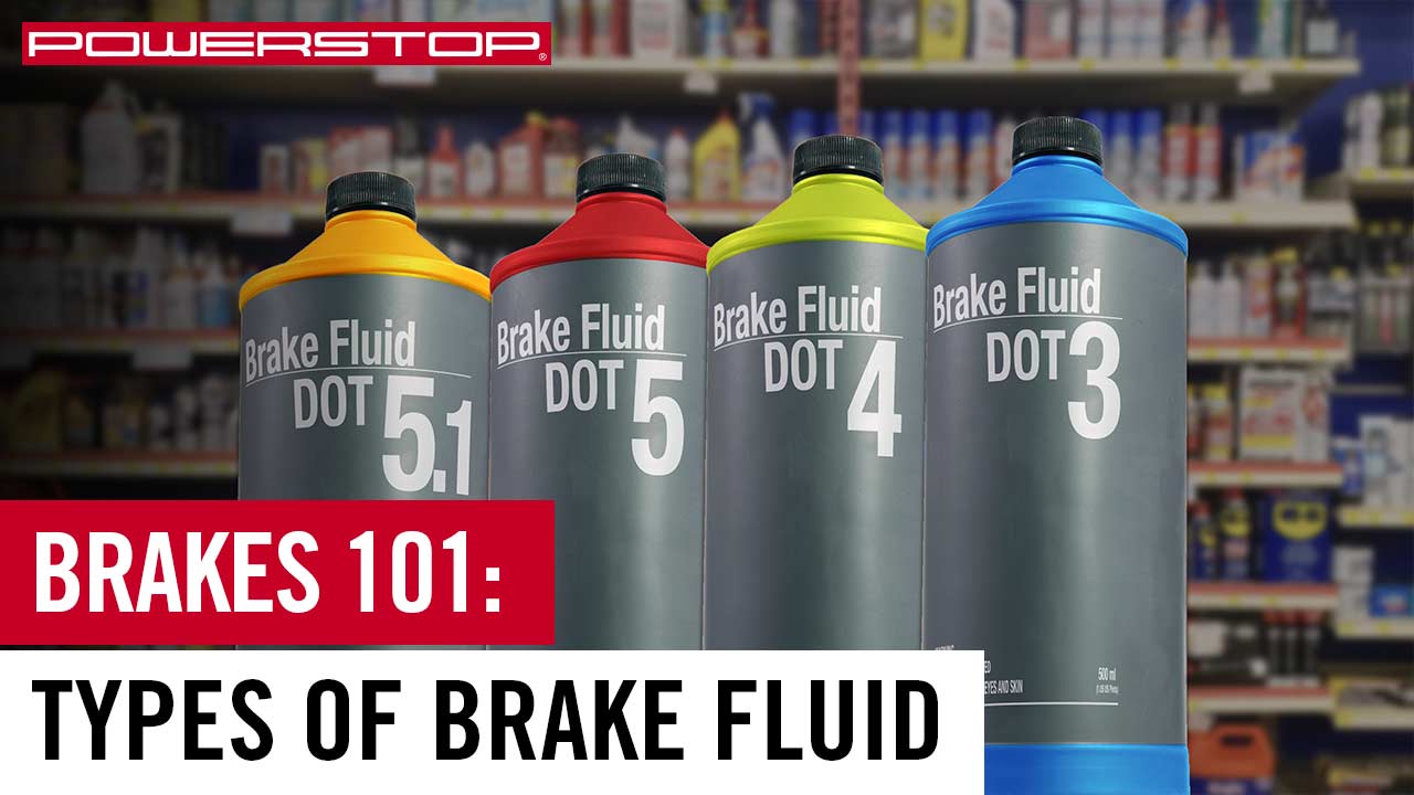 What are the different types of brake fluid