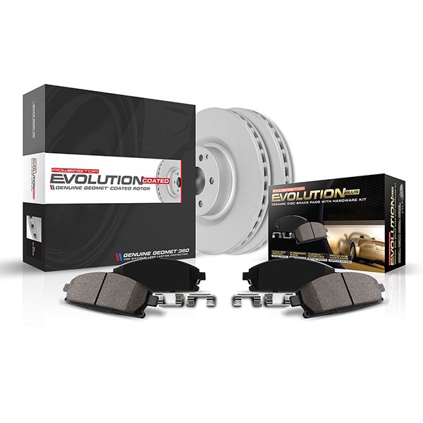 Power Stop KOE147 Autospecialty Rear Replacement Brake Kit-OE Brake Rotors  & Ceramic Brake Pads