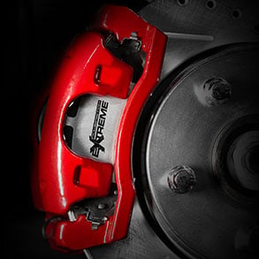 Power Stop S5076 Red Powder-Coated Performance Caliper 