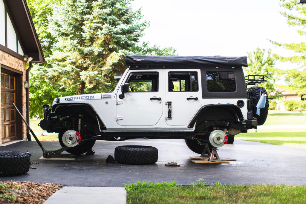 PowerStop Jeep Big Brake Kit installation