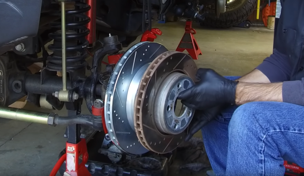 Rotor size comparison big brake kit jeep