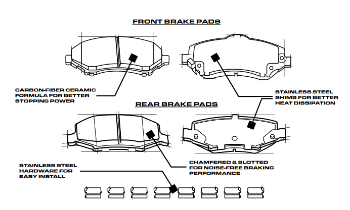 powerstop jeep big brake kit carbon fiber ceramic brake pads