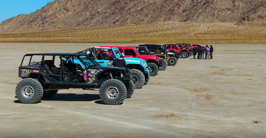 jeep drag race trail to sema