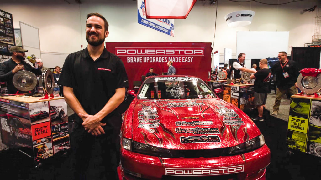 ryan litteral at sema show 2019 powerstop brakes