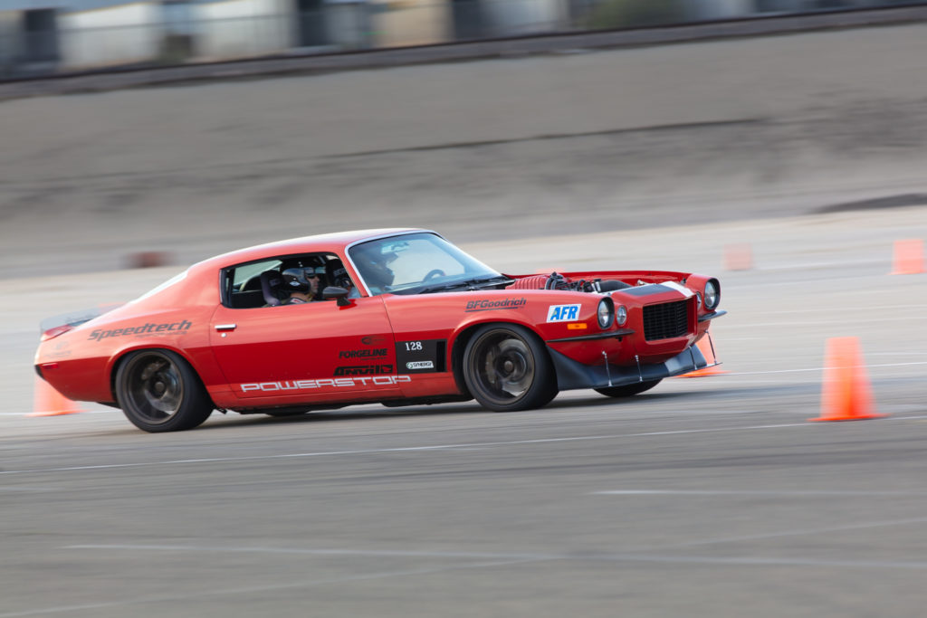 1970 chevrolet camaro outfitted with PowerStop track day brakes