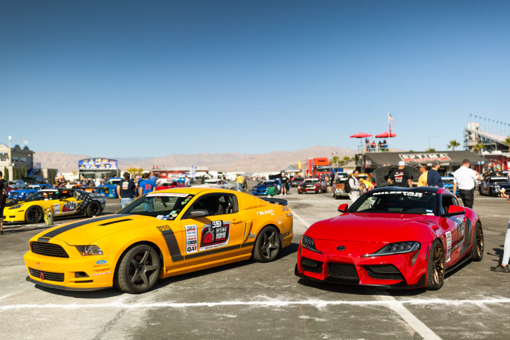 Supra and Mustang at OPTIMA Search For The Ultimate Streetcar Las Vegas Matt Marcu Photo