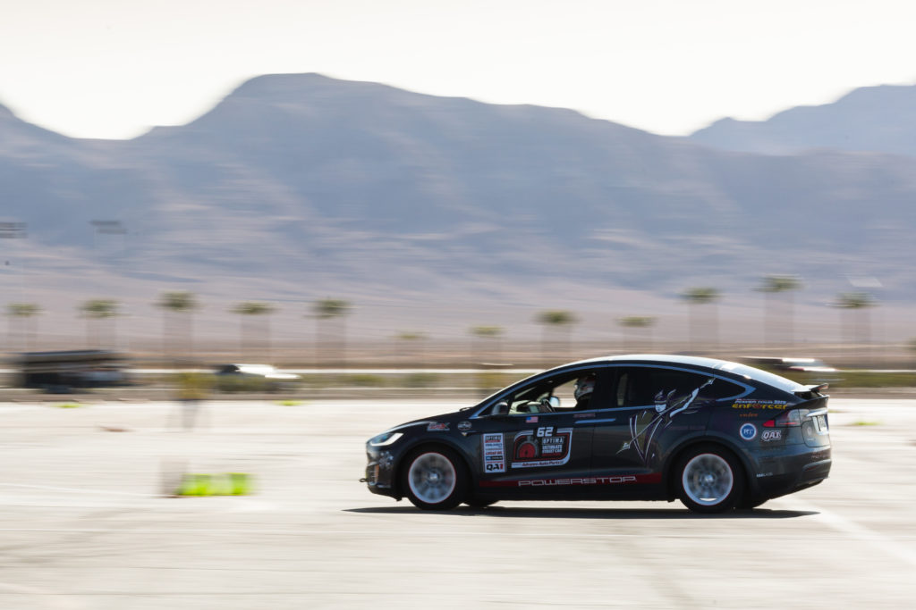 optima search for the ultimate street car competitior dr karen thomas powerstop sponsored team driver tesla model X