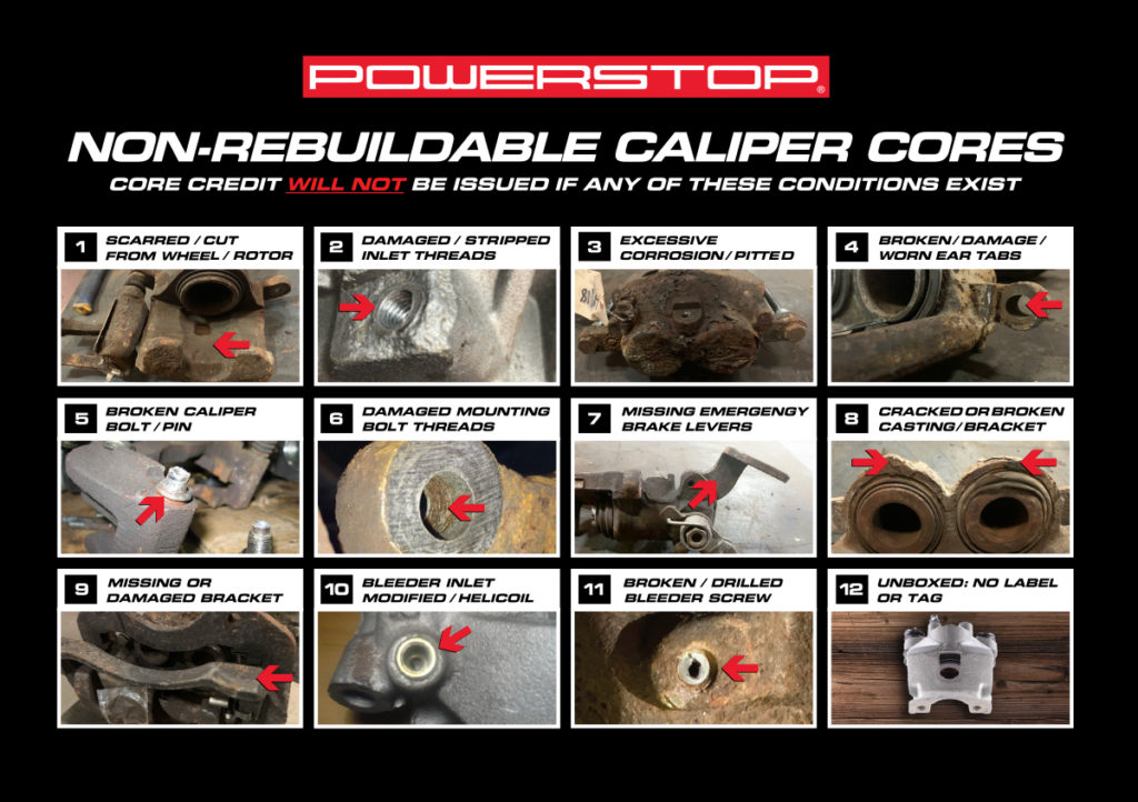 How Do I Return My Used Caliper Cores? PowerStop Performance Brakes
