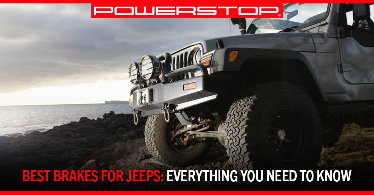 a jeep on a hillside | PowerStop