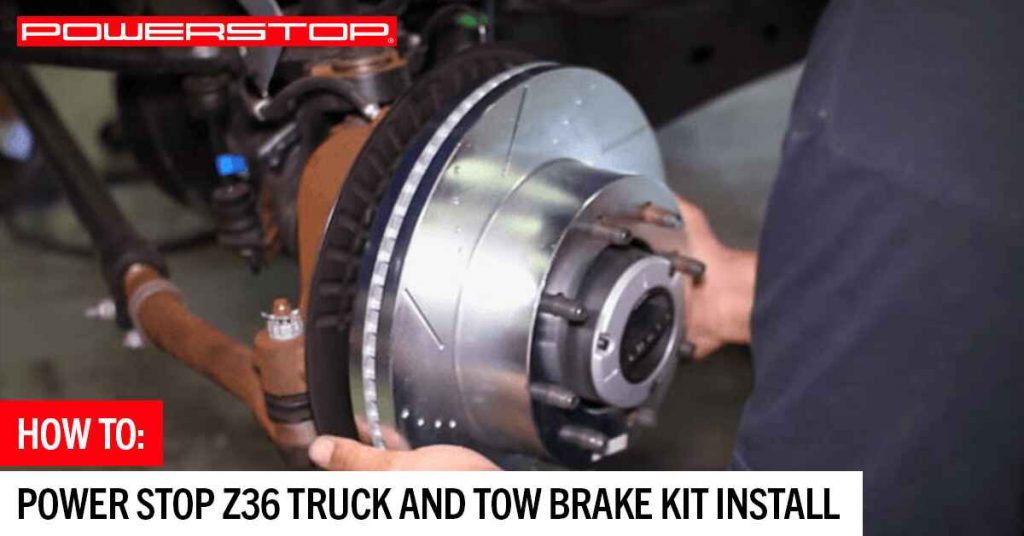 20072017 Jeep Wrangler JK JKU Power Stop Z36 Truck and Tow Complete Brake Kit Install