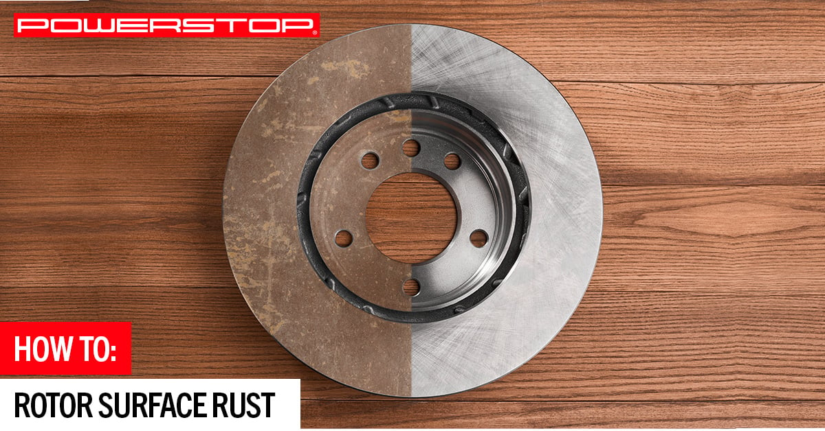 Is Brake Rotor Surface Rust a Problem?