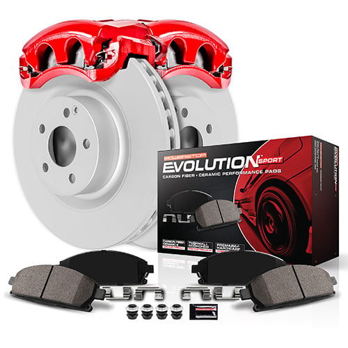 Z23 Daily Driver Premium Carbon-Fiber Ceramic Pad, Fully Coated Rotor, and Powder Coated Caliper Kit