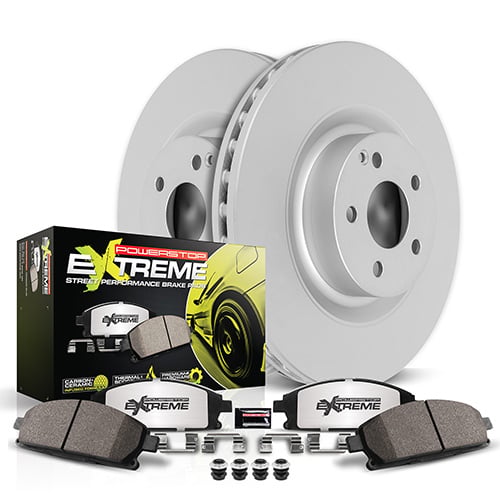 Z26 Street Performance Carbon-Fiber Ceramic Brake Pad and Coated Rotor Kit